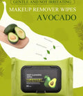 Avocado Makeup Remover Wipes (60 Pcs) for Girls and Women