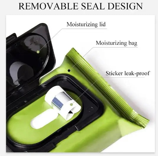 Avocado Makeup Remover Wipes (60 Pcs) for Girls and Women