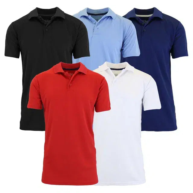 Pack of 5 polo T-shirt